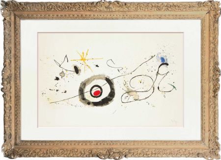 Lithograph Miró - La traversée du miroir