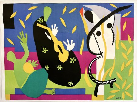 Lithograph Matisse - LA TRISTESSE DU ROI. Lithographie (1952)