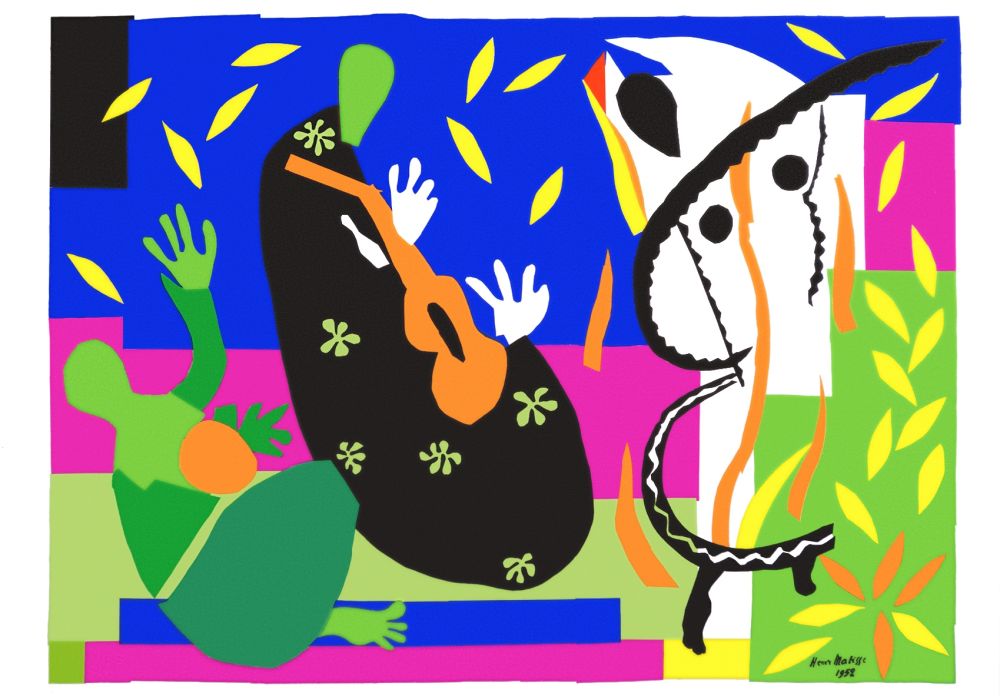 Lithograph Matisse - La Tristesse du roi (The Sorrows of the King)