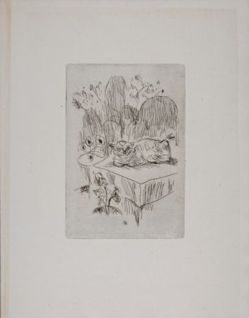 Engraving Bonnard - La Vie de Sainte Monique (C), 1930