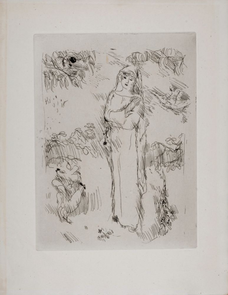 Engraving Bonnard - La Vie de Sainte Monique (H), 1930