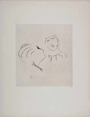 Engraving Bonnard - La Vie de Sainte Monique (I), 1930