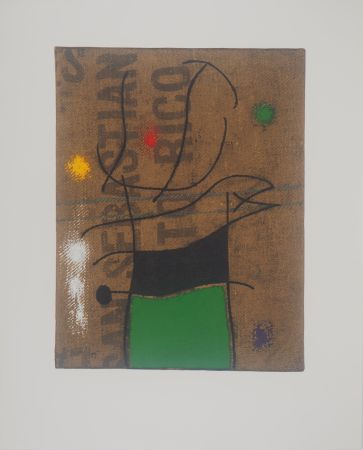 Lithograph Miró - L'acrobate