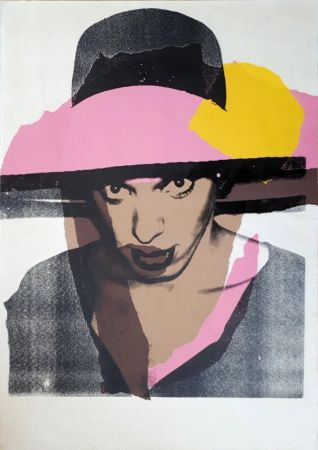 Screenprint Warhol - Ladies & Gentlemen : The pink hat