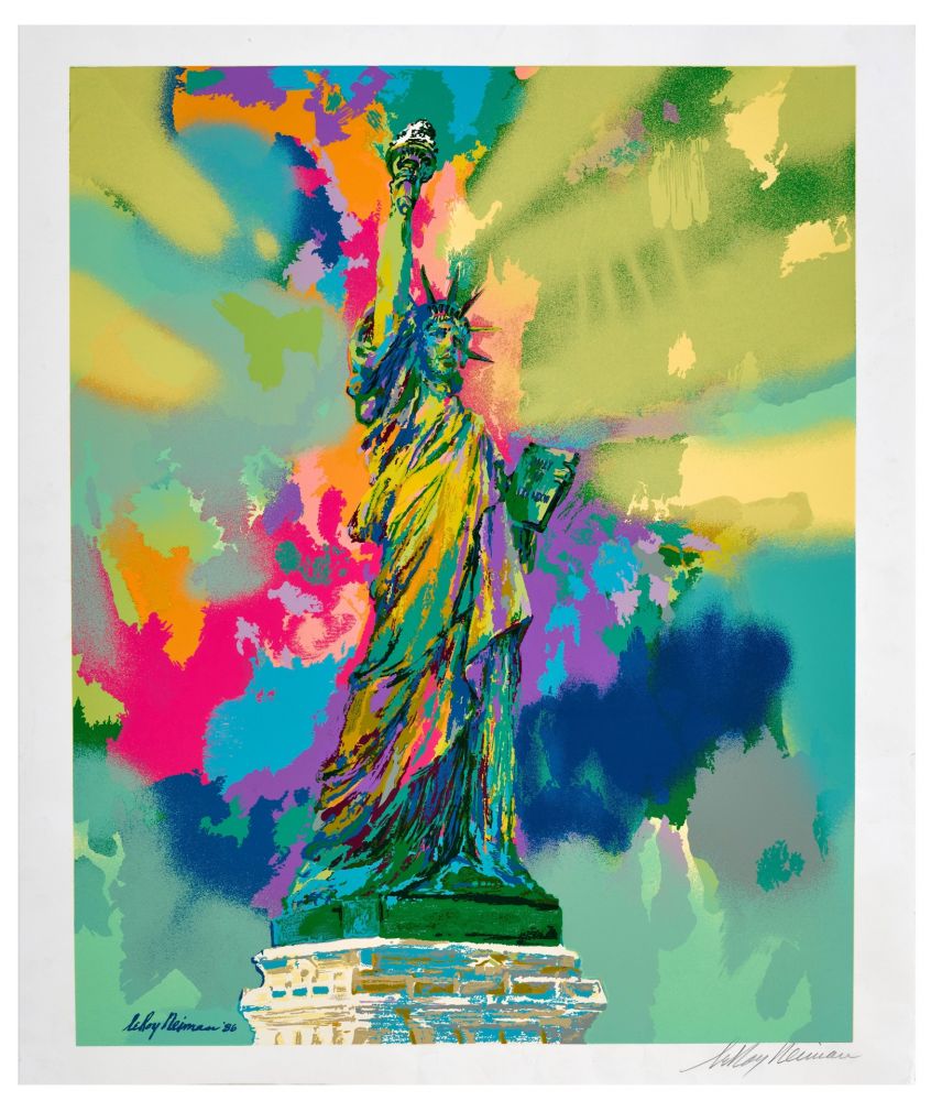 Screenprint Neiman - Lady Liberty