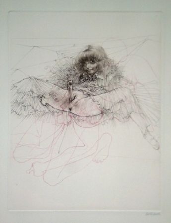 Etching And Aquatint Bellmer - L'aigle mademoiselle