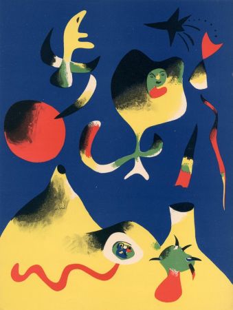Lithograph Miró (After) - L'Air