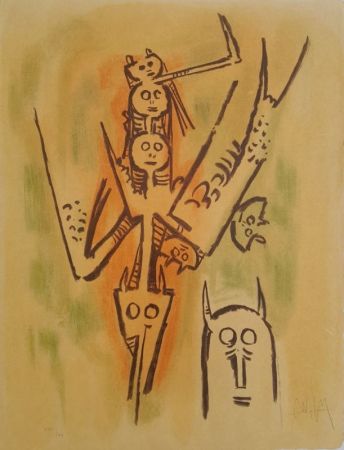 Lithograph Lam - Laissez-moi l'enjamber 