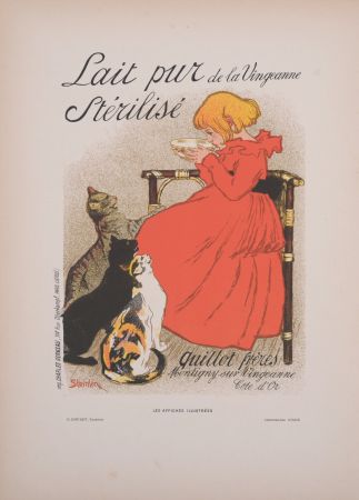 Lithograph Steinlen - Lait Pur de la Vingeanne, 1897