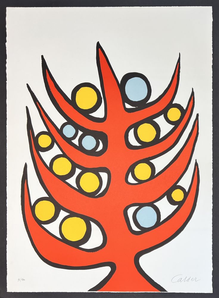 Lithograph Calder - L'albero del bene del male 