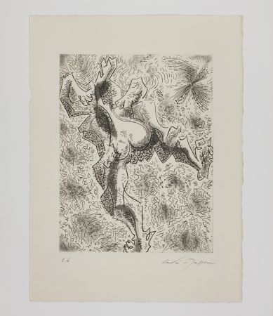 Etching And Aquatint Masson - L'amour monstre (The monstrous love)