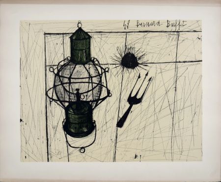 Lithograph Buffet - Lampe tempête, 1960 - Hand-numbered!