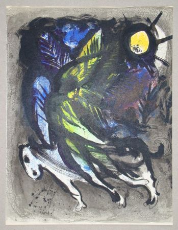 Lithograph Chagall - L'Ange