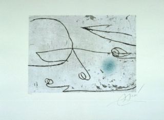 Etching And Aquatint Miró - Lapidari, Safir