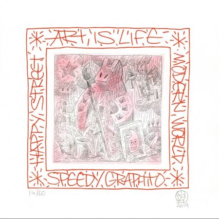 Etching Speedy Graphito - LAPINTURE / ART IS LIFE