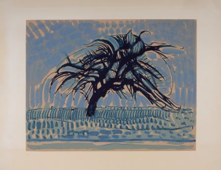 Screenprint Mondrian - L'arbre bleu, 1911 (1957)