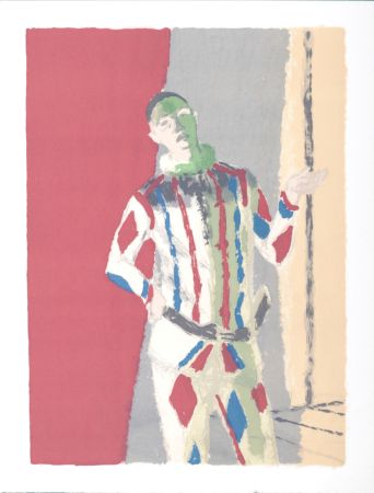 Lithograph Brianchon - L'Arlequin, 1972