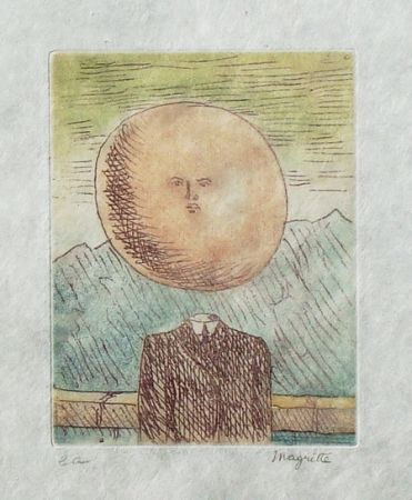 Etching And Aquatint Magritte - L'art de vivre
