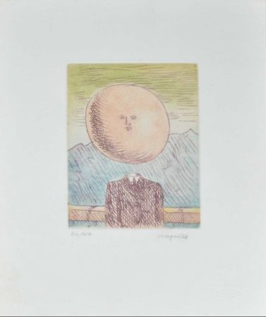 Etching And Aquatint Magritte - L'Art de Vivre
