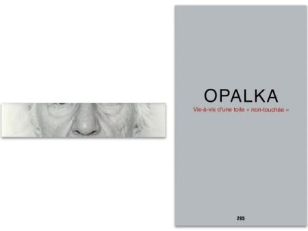 Illustrated Book Opalka - L'art en écrit
