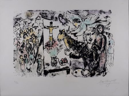 Lithograph Chagall -  L’Artiste et Thèmes bibliques