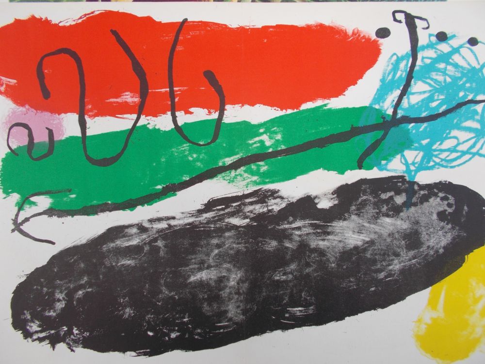 Lithograph Miró - L'astre de Patagon