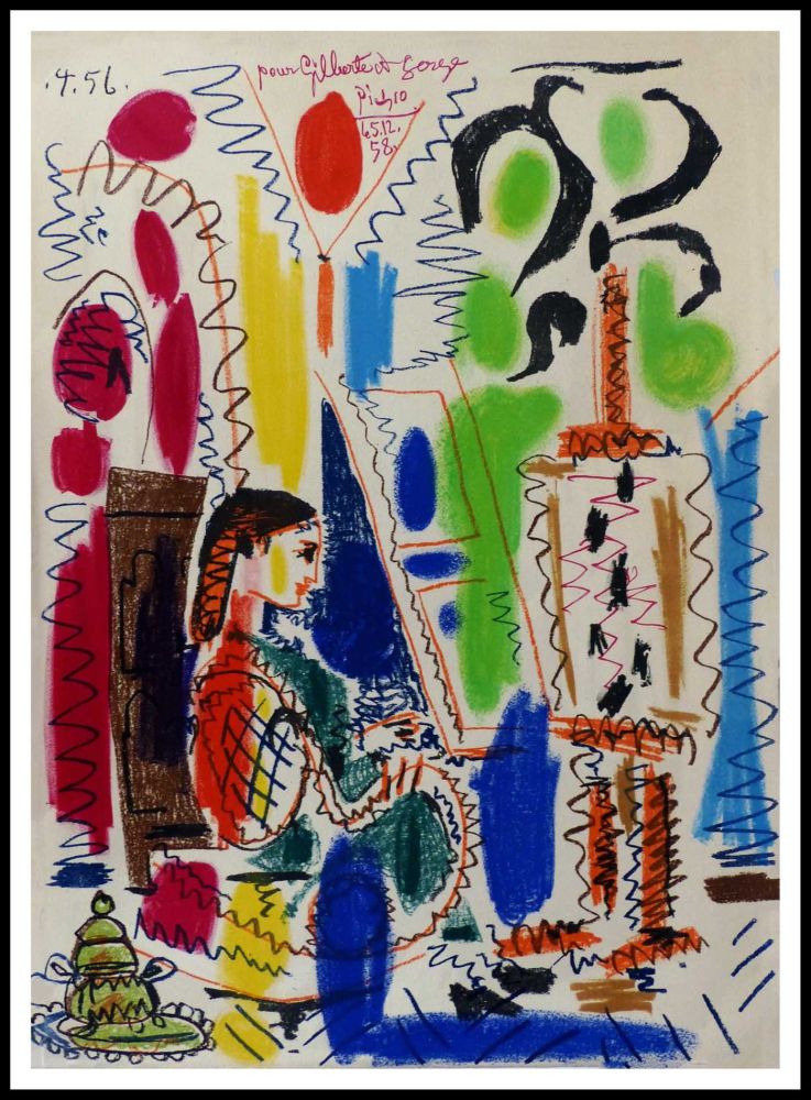 Lithograph Picasso - L'atelier de CANNES