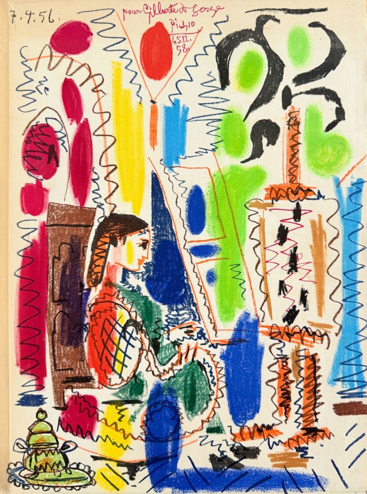 Lithograph Picasso - L'atelier de Cannes