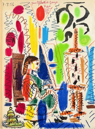 Lithograph Picasso - L'atelier de Cannes
