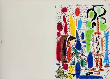 Lithograph Picasso - L'atelier de Cannes