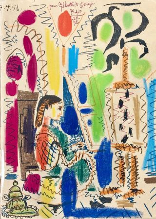 Lithograph Picasso - L'Atelier de Cannes (cover for 