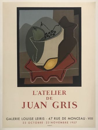 Lithograph Gris  - L’Atelier de Juan Gris