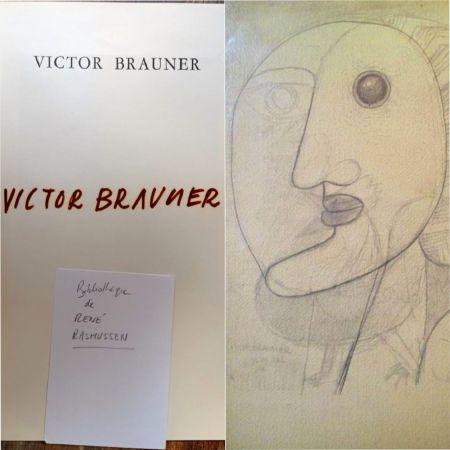 Illustrated Book Brauner - L'Attico - Roma, 1964 - Rare catalogue Signée au feutre, Hand signed!
