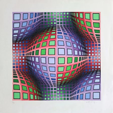 Multiple Vasarely - Lava