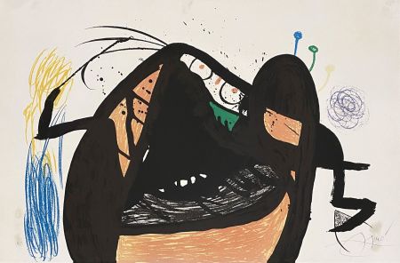 Lithograph Miró - L'aïeule des 10 000 âges