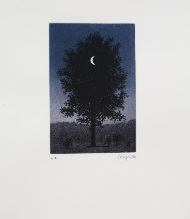 Etching And Aquatint Magritte - Le 16 septembre