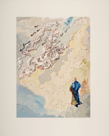 Woodcut Dali - Le 6ème ciel de Jupiter, 1963