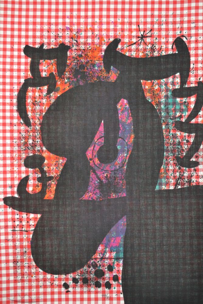 Lithograph Miró - Le Bagnard - M594