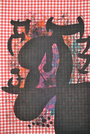 Lithograph Miró - Le Bagnard - M594