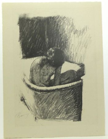 Lithograph Bonnard - Le Bain (deuxième planche)