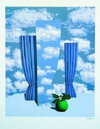 Lithograph Magritte - Le beau monde, 1962