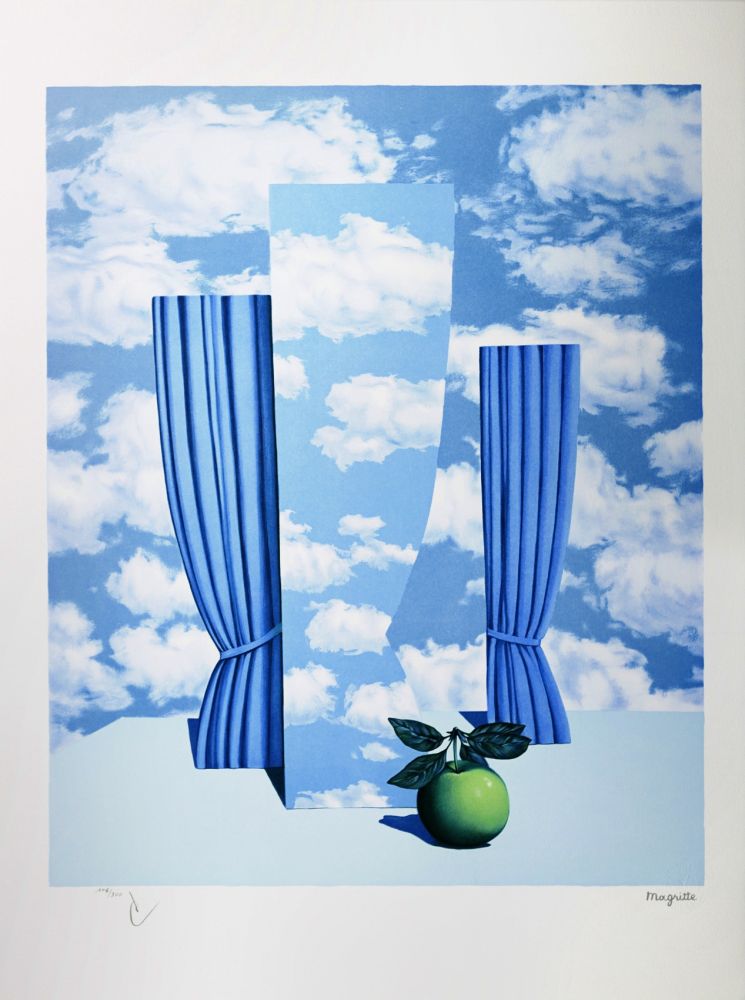 Lithograph Magritte - Le Beau Monde (The Beautiful World)