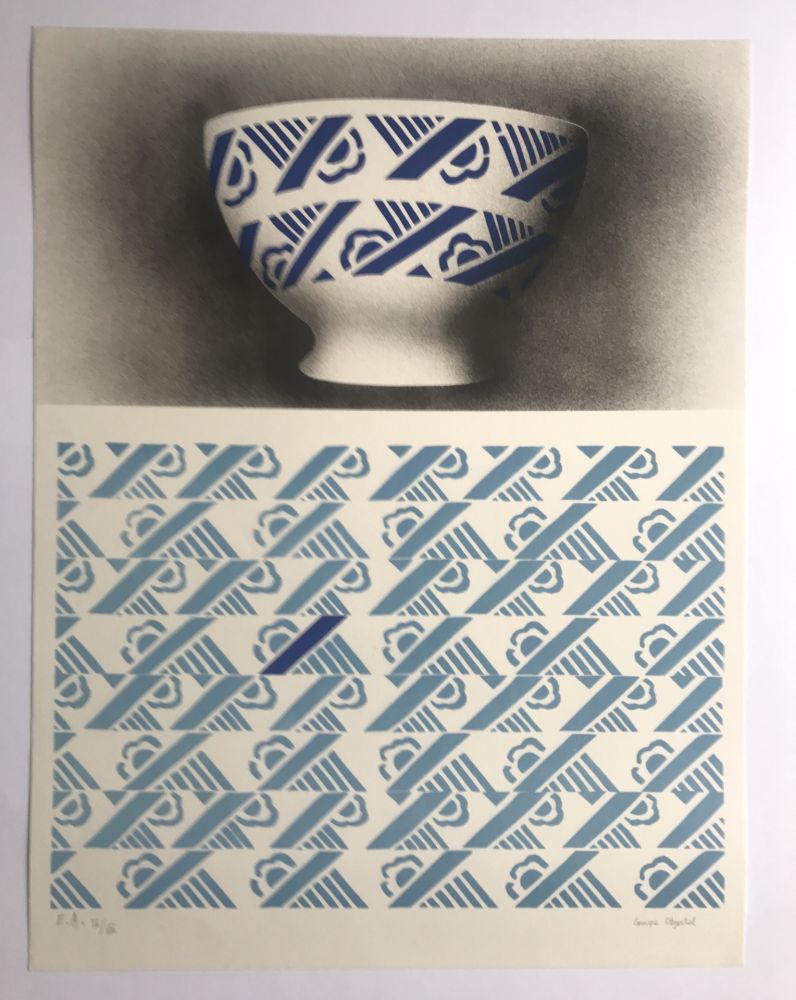 Lithograph Objectal  - Le bol bleu