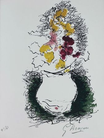 Lithograph Braque - Le Bouquet 