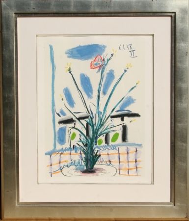 Lithograph Picasso - Le Bouquet