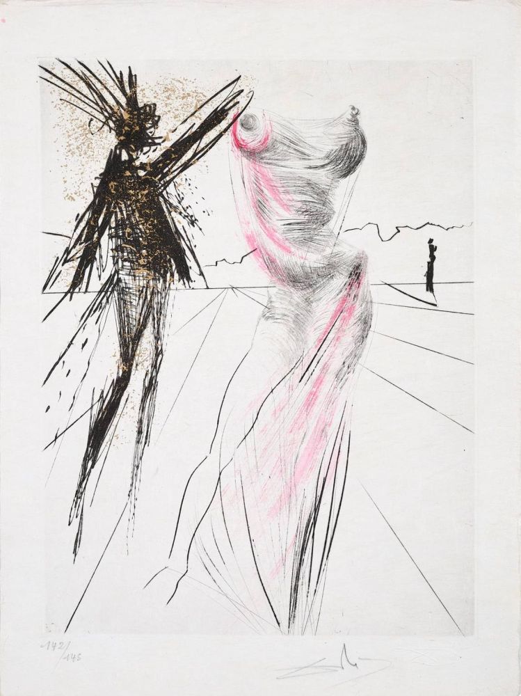 Drypoint Dali - Le Buste (The Bust)