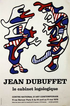 Lithograph Dubuffet - Le Cabinet Logologique 