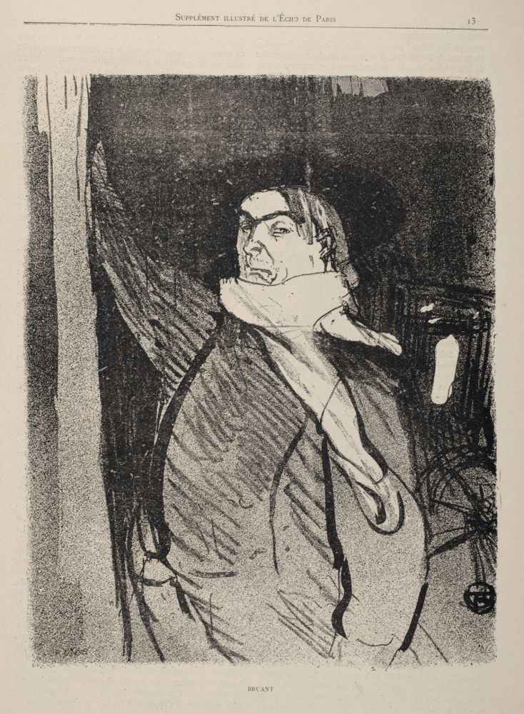 Illustrated Book Toulouse-Lautrec - Le Café Concert - l'Echo de Paris, 1893