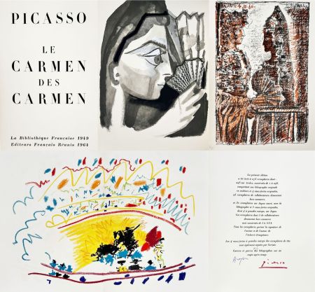 Illustrated Book Picasso - Le Carmen des Carmen