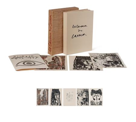Illustrated Book Picasso - LE CARMEN DES CARMEN : 3 aquatintes, 1 pointe-sèche et 1 lithographie originales (1954)